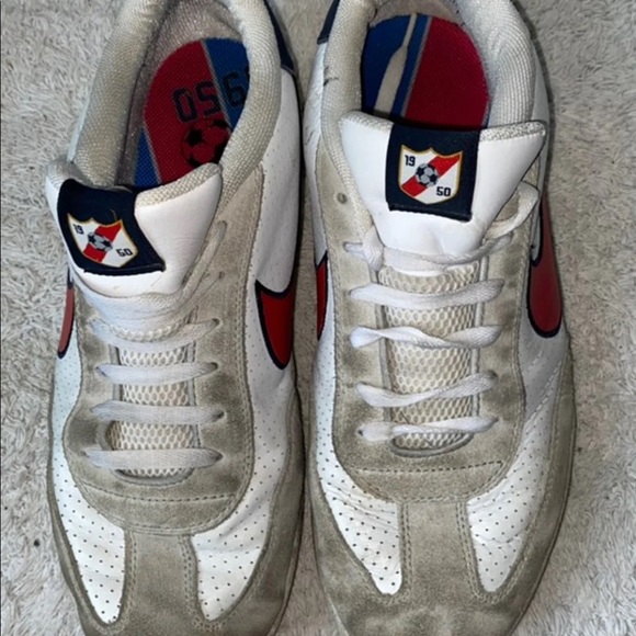 Nike 312942-161 Air Zoom USA 1950 Red White Blue - Picture 2 of 12